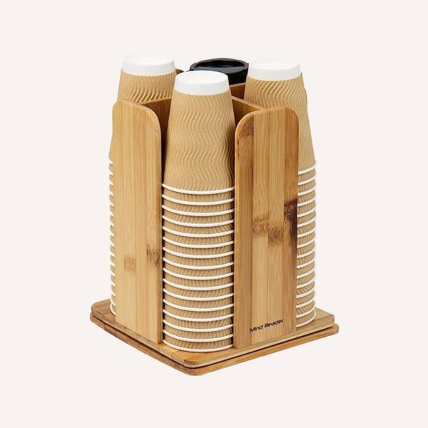 Brown Bamboo Cup Conveyor Belt