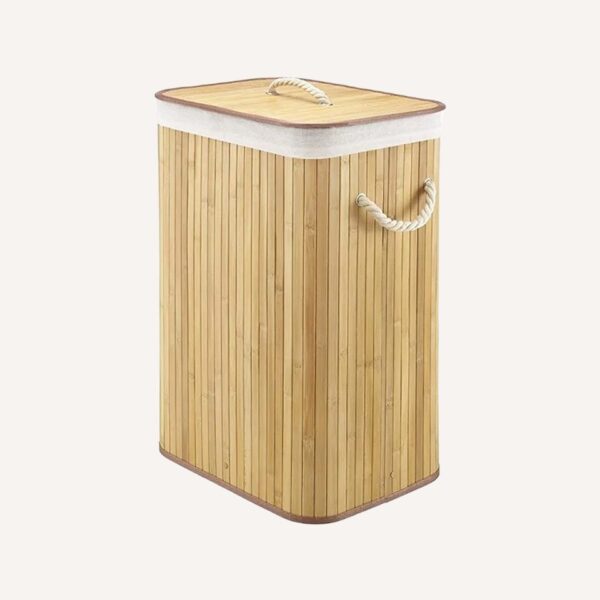 Bamboo Trash Bin